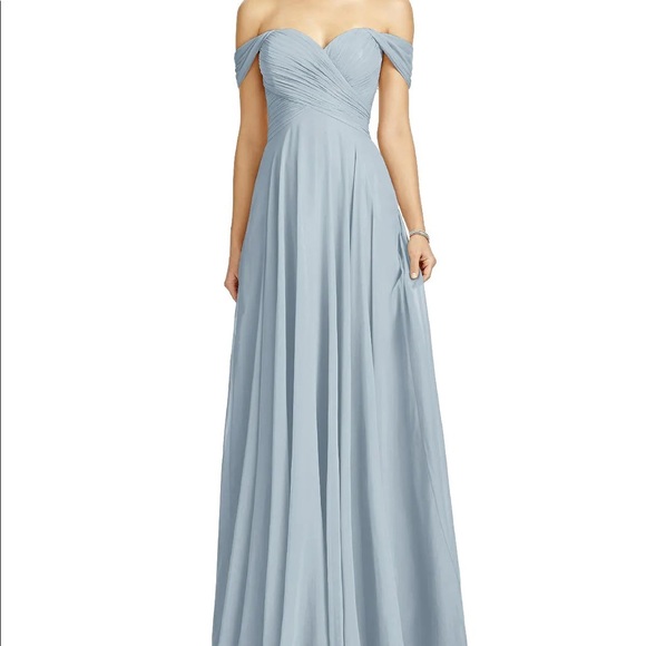 Dessy Collection Vivian Diamond Bridesmaid Dress 0 - Picture 1 of 9